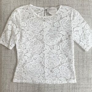 BHLDN White Lace Top